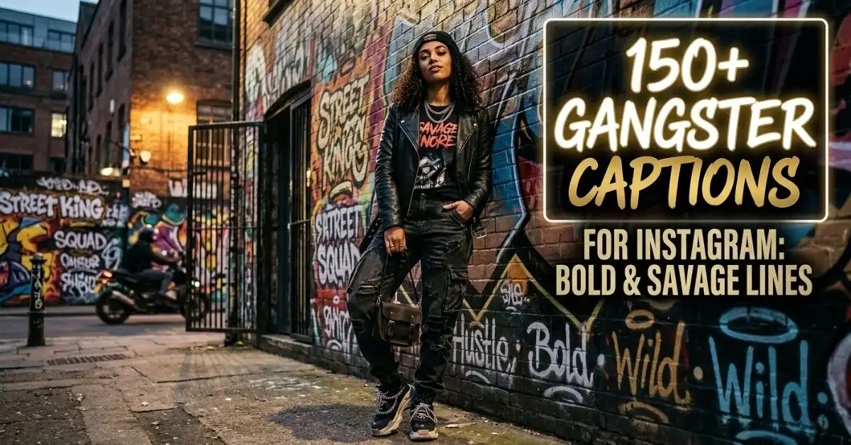 150+ Gangster Captions for Instagram: Bold & Savage Lines