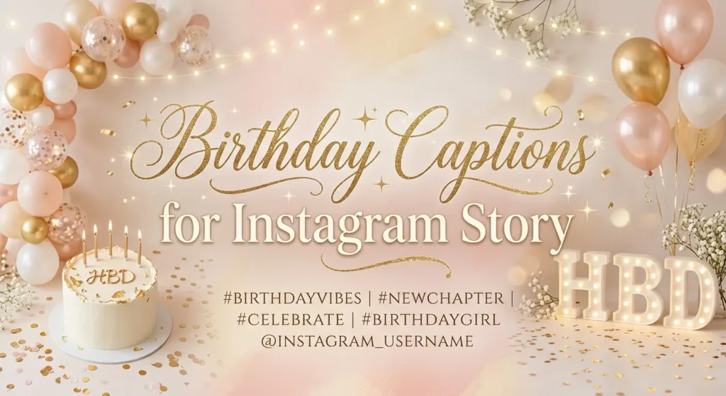 Birthday Captions for Instagram Story