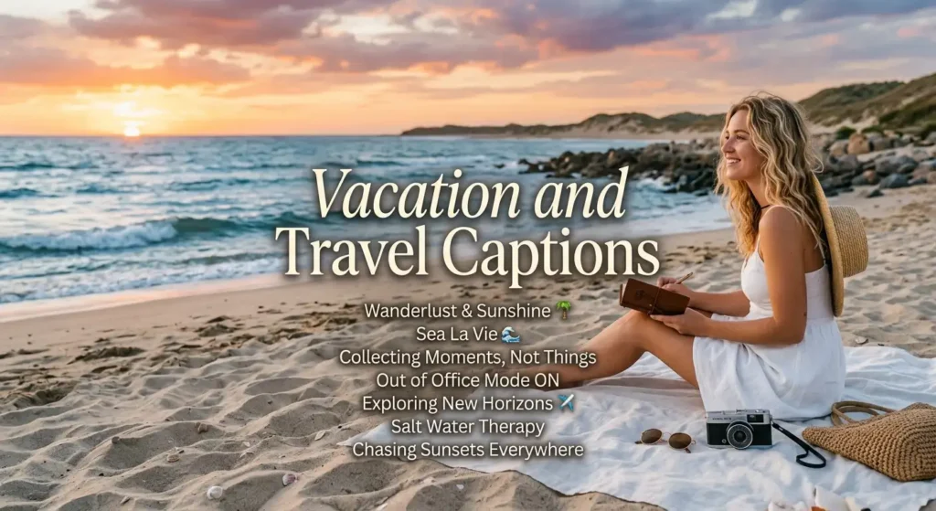 Vacation and Travel Captions