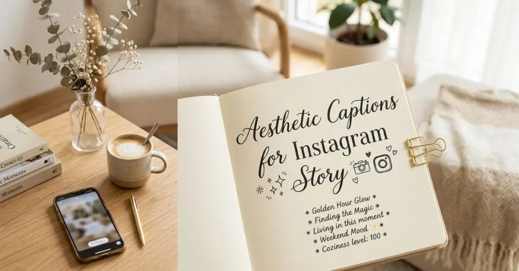 Aesthetic Captions for Instagram Story