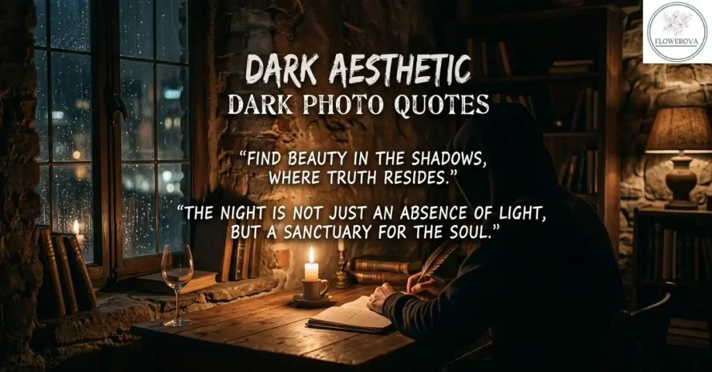 Dark Aesthetic Dark Photo Quotes