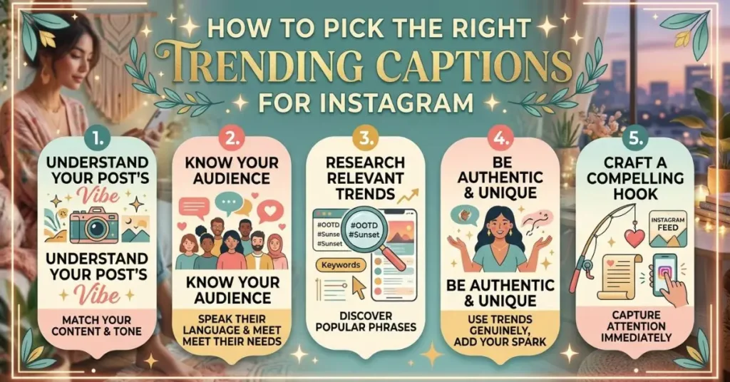 How to Pick the Right Trending Captions for Instagram