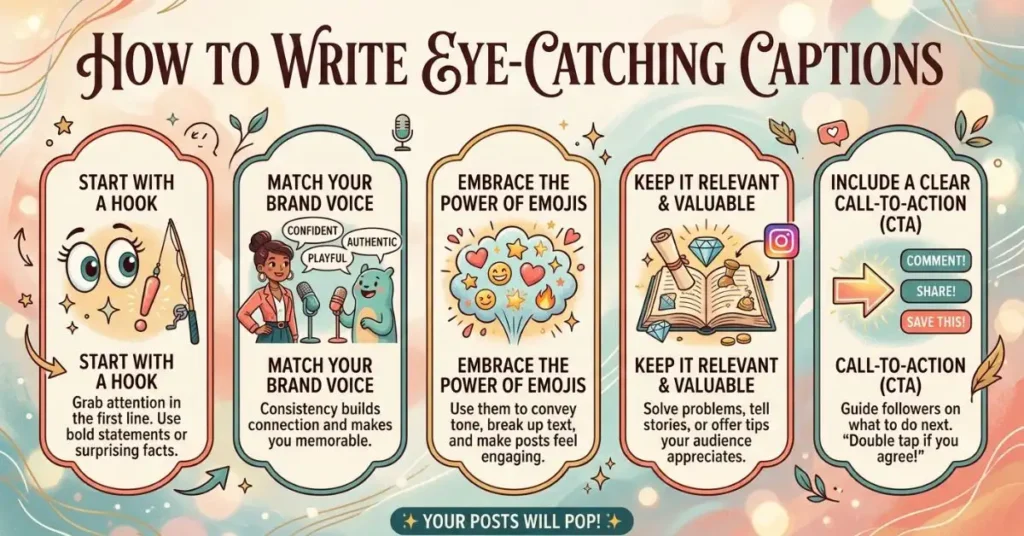 How to Write Eye Catching Captions