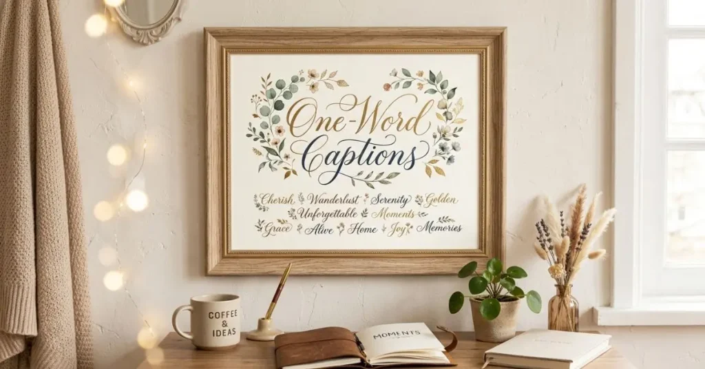 One-Word Captions