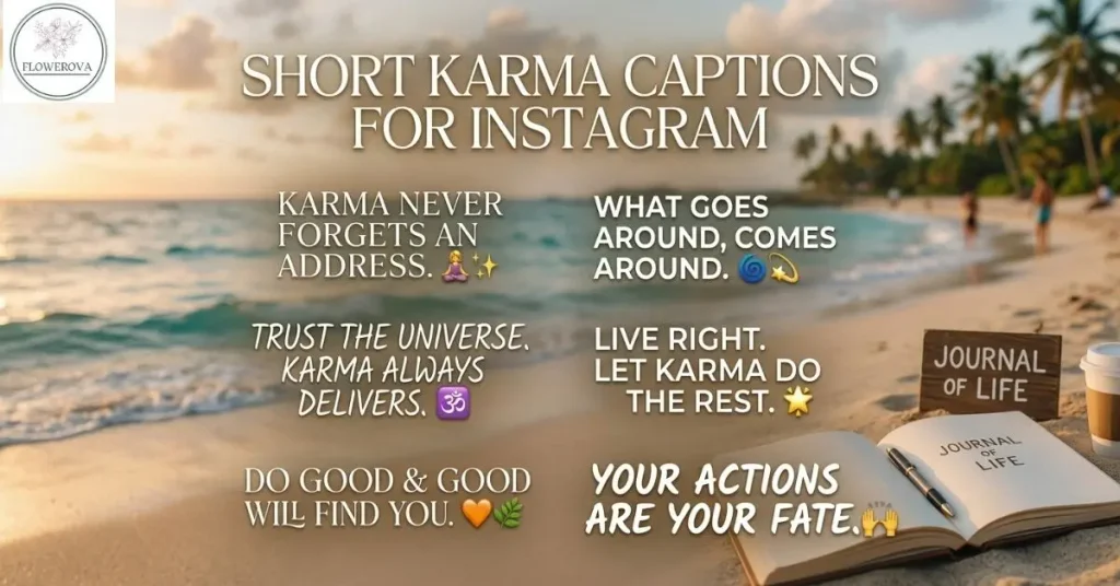 Short Karma Captions for Instagram