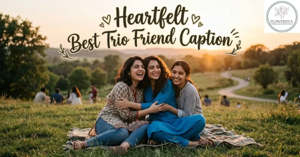heartfelt-best-trio-friend-caption Heartfelt Best Trio Friend Caption